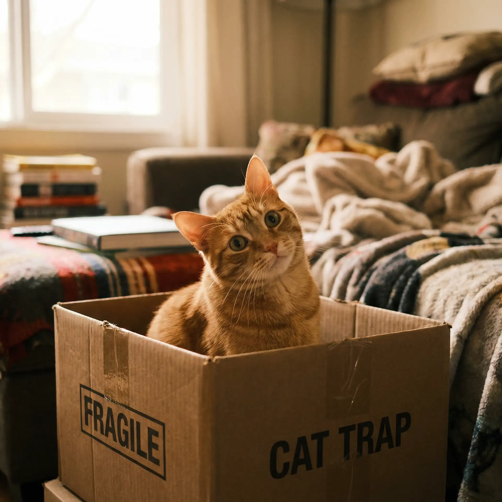 橘猫躲在纸箱里 - 4399看片免费观看大全视频